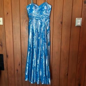 Aidan Maddox Strapless Prom Dress